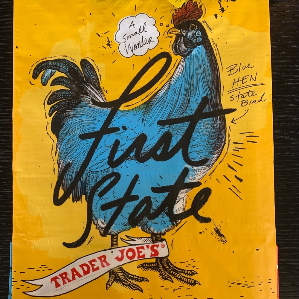 2 New Trader Joe’s Delaware reusable totes/bags